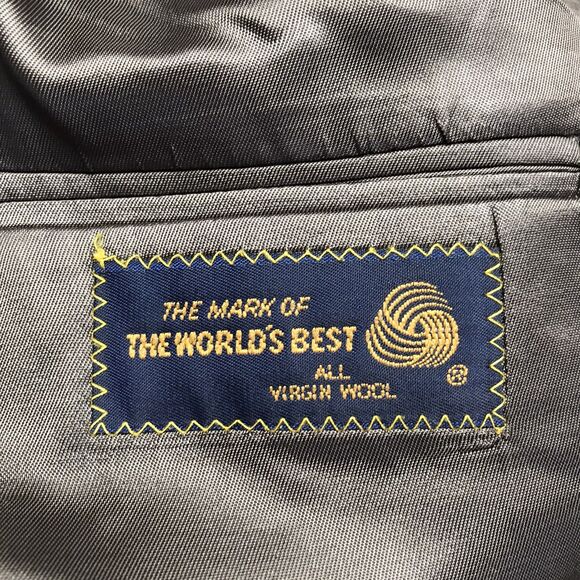 RALPH LAUREN Polo University Club Tweed Blazer Men 42L Gray Herringbone USA - Picture 13 of 16